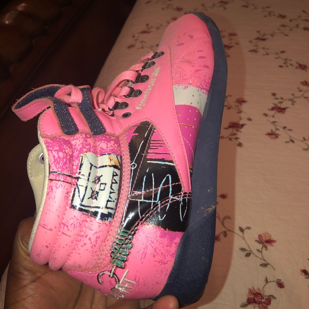 Limited edition Pink Basquiat Reebok’s